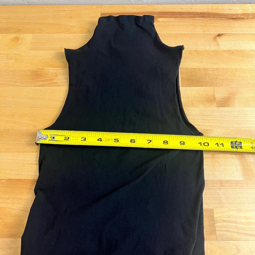 Commando Bodysuit Ballet Mock Neck Women Size One Size Black Sleeveless Stretch - Picture 5 of 5